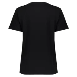 Tops & T-shirts*Geisha Fashion Geisha Dames Basic T-shirt Met Tekst 42635-24 zwart