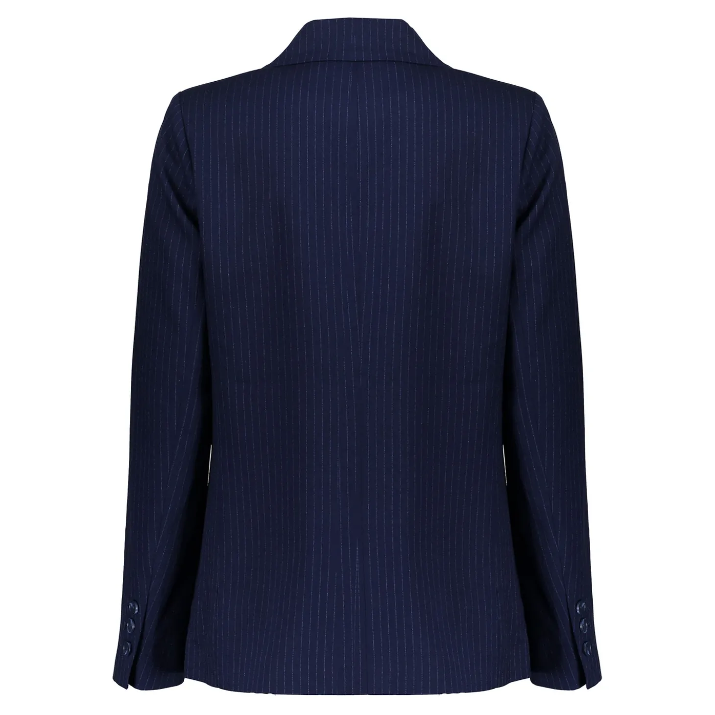 Jasjes & Blazers*Geisha Fashion Geisha Dames Blazer Met Pinstripe 45525-10 indigo