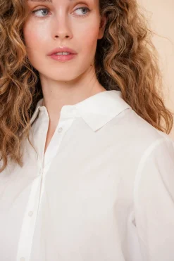 Tops & T-shirts*Geisha Fashion Geisha Dames Classic Blouse 43541-14 off-white