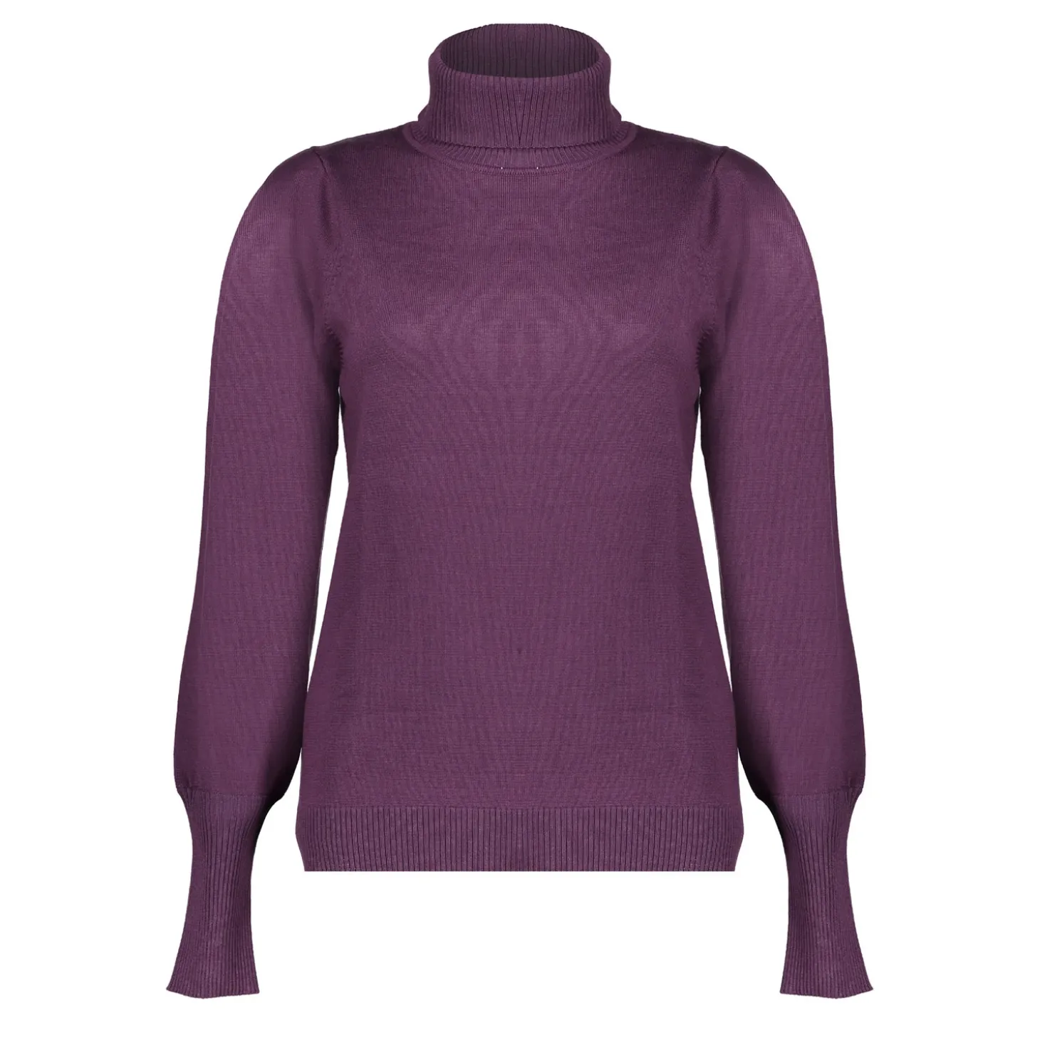 Truien & Vesten*Geisha Fashion Geisha Dames Coltrui Met Pofmouwen 44566-14 mauve
