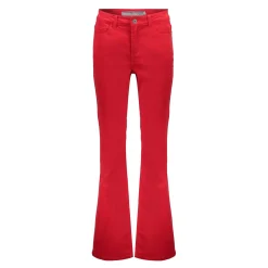 Broeken | Denim*Geisha Fashion Geisha Dames Flare Jeans Met Stretch 41529-10 rood