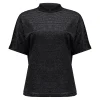 Tops & T-shirts*Geisha Fashion Geisha Dames Fluwelen Top 42652-20 zwart