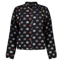 Jasjes & Blazers*Geisha Fashion Geisha Dames Gebloemd Jasje 45623-20 zwart