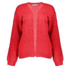 Truien & Vesten*Geisha Fashion Geisha Dames Gebreid Vest 44585-70 rood