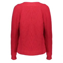 Truien & Vesten*Geisha Fashion Geisha Dames Gebreid Vest 44514-10 rood