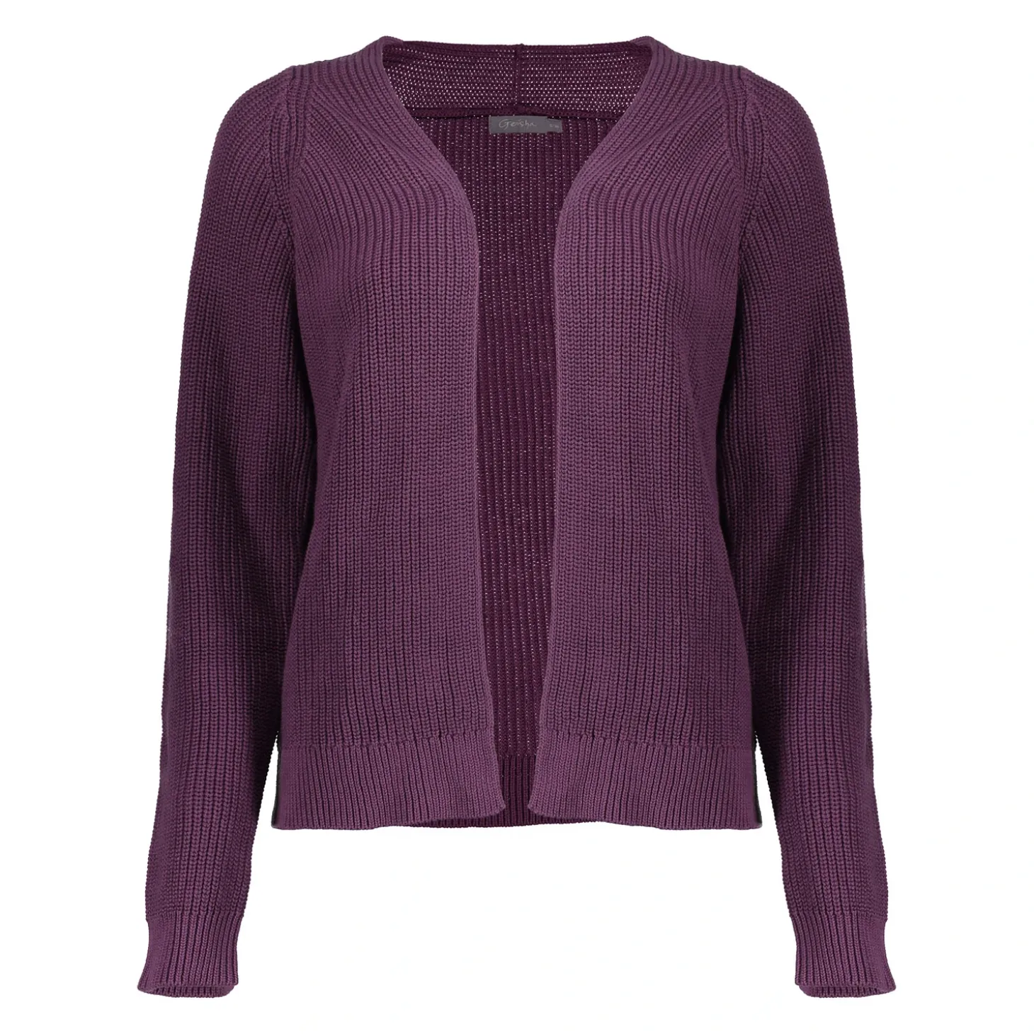 Truien & Vesten*Geisha Fashion Geisha Dames Gebreid Vest 44514-10 mauve