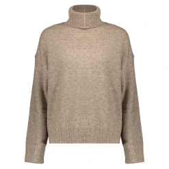 Truien & Vesten*Geisha Fashion Geisha Dames Gebreide Coltrui 44513-10 taupe