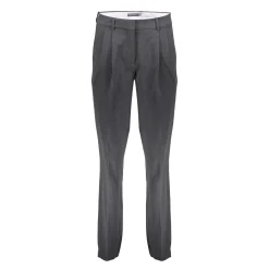 Broeken | Denim*Geisha Fashion Geisha Dames Geplooide Pantalon 41540-10 anthracite