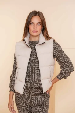 Jassen & Jacks*Geisha Fashion Geisha Dames Gewatteerde Bodywarmer 48527-21 kit