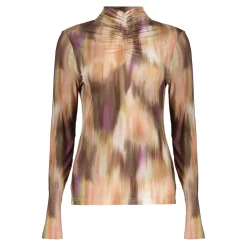 Tops & T-shirts*Geisha Fashion Geisha Dames Kleurrijke Top 42655-20 mauve
