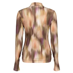 Tops & T-shirts*Geisha Fashion Geisha Dames Kleurrijke Top 42655-20 mauve