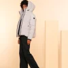 Jassen & Jacks*Geisha Fashion Geisha Dames Korte Gewatteerde Jas Met Capuchon 48551-12 off-white