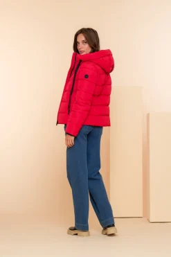 Jassen & Jacks*Geisha Fashion Geisha Dames Korte Pufferjas 48553-12 zwart