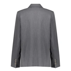 Jasjes & Blazers*Geisha Fashion Geisha Dames Melange Blazer 45602-32 grey melange
