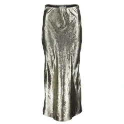 Rokken*Geisha Fashion Geisha Dames Metallic Midirok 46521-10 gold