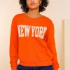 Truien & Vesten*Geisha Fashion Geisha Dames Oranje New York Sweater 42606-41 bruin