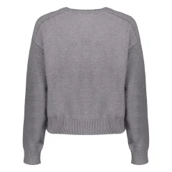 Truien & Vesten*Geisha Fashion Geisha Dames Pull Round Neck 44501-10 grey melange
