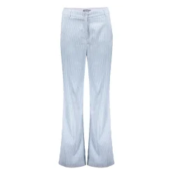 Broeken | Denim*Geisha Fashion Geisha Dames Ribfluwelen Pantalon 41530-10 blue