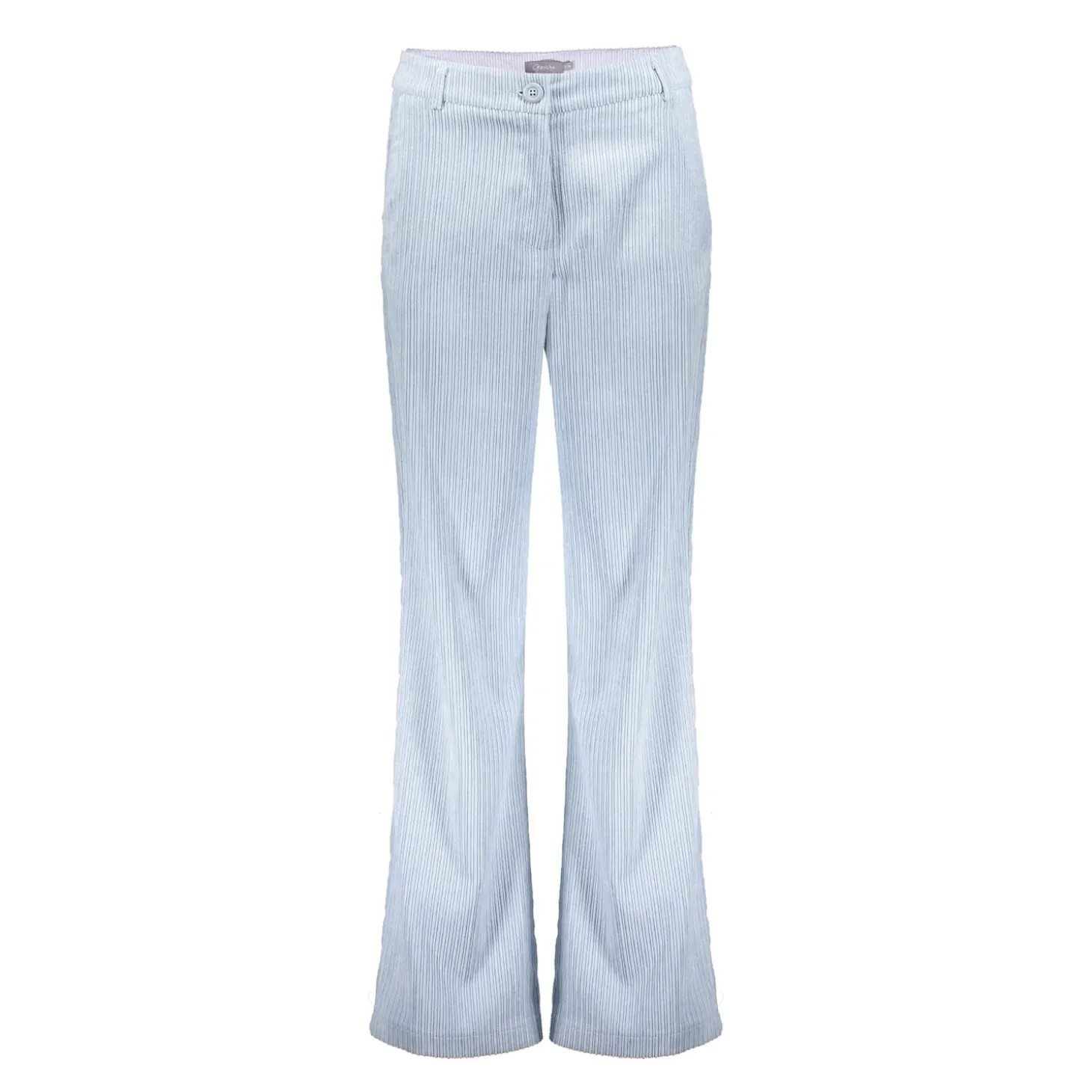 Broeken | Denim*Geisha Fashion Geisha Dames Ribfluwelen Pantalon 41530-10 blue