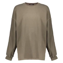 Truien & Vesten*Geisha Fashion Geisha Dames Sweat Boxy Trui 43500-10 sand