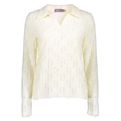 Tops & T-shirts*Geisha Fashion Geisha Dames Top Met Ajourdetails 44610-26 off-white