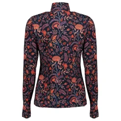 Tops & T-shirts*Geisha Fashion Geisha Dames Top Met Bloemenprint 42528-60 navy