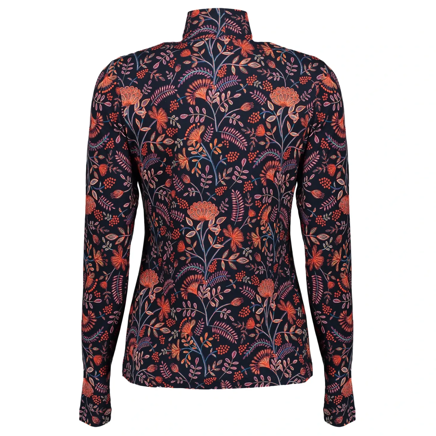 Tops & T-shirts*Geisha Fashion Geisha Dames Top Met Bloemenprint 42528-60 navy
