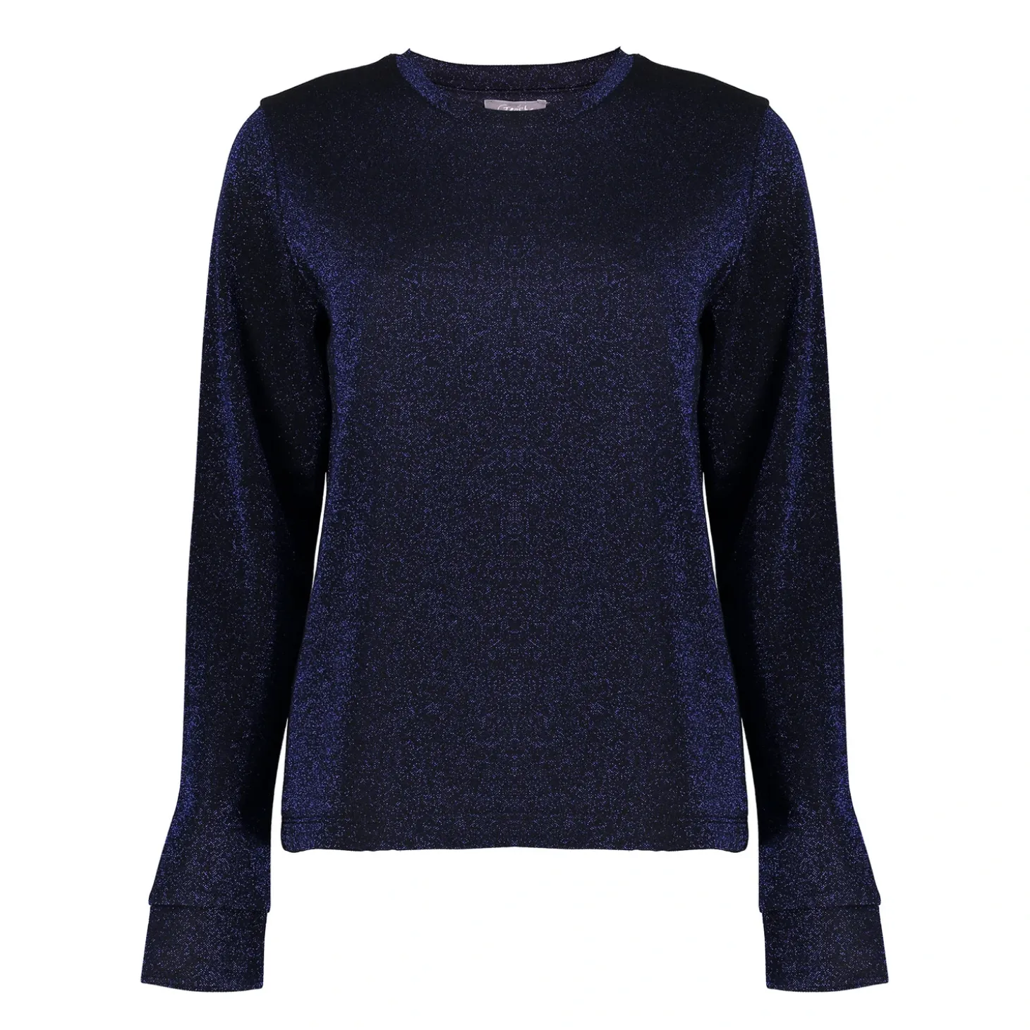 Tops & T-shirts*Geisha Fashion Geisha Dames Top Met Glitter 42570-43 zwart