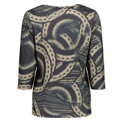 Tops & T-shirts*Geisha Fashion Geisha Dames Top Met Mandela Print 42654-20 navy