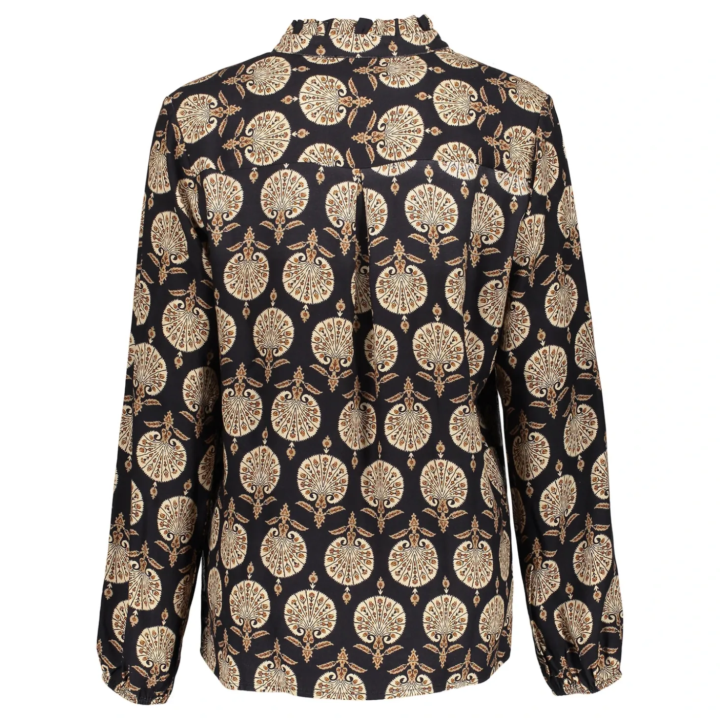 Tops & T-shirts*Geisha Fashion Geisha Dames Top Met Print 43561-70 zwart