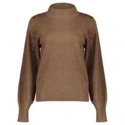 Truien & Vesten*Geisha Fashion Geisha Dames Trui Met Lurex 44567-14 sand