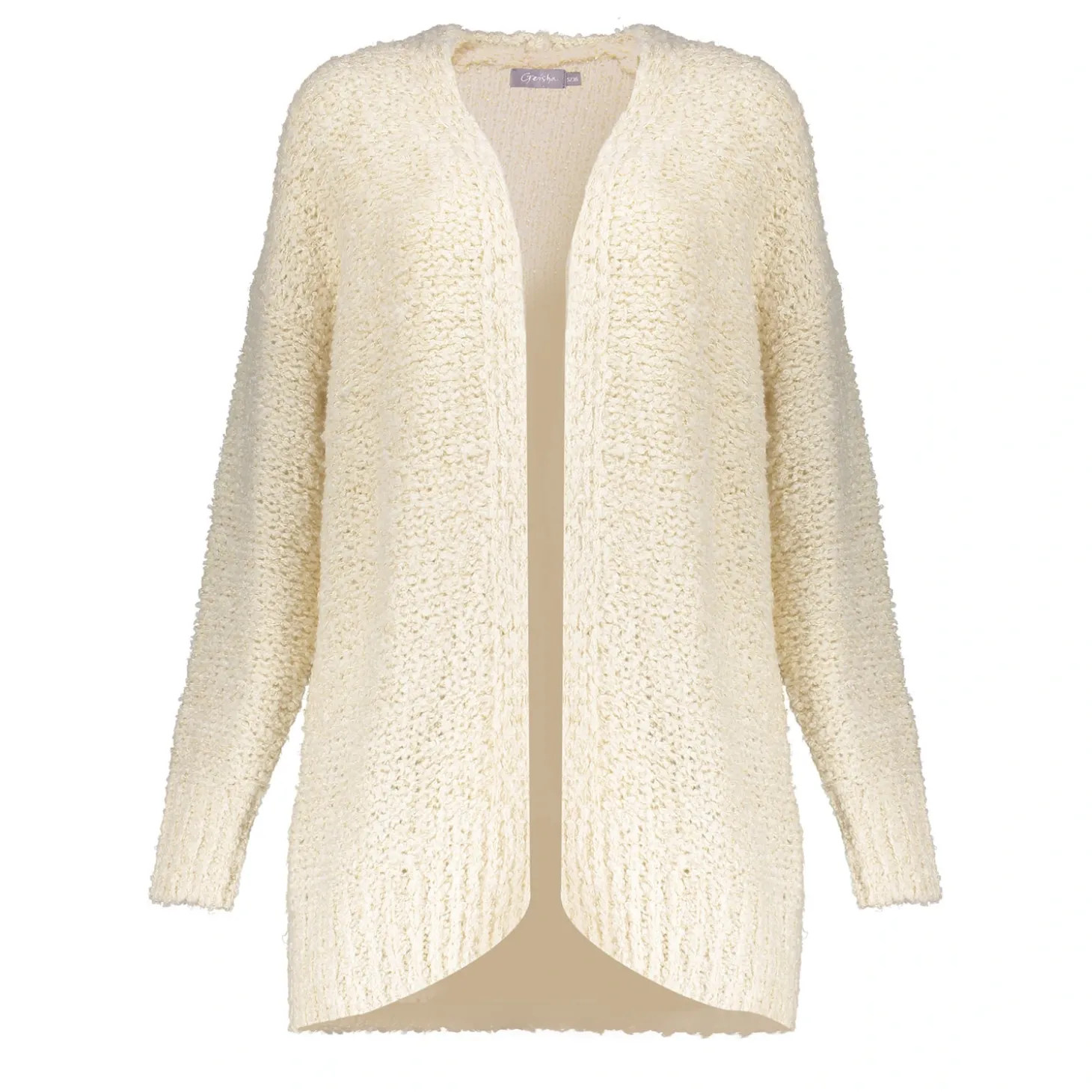 Truien & Vesten*Geisha Fashion Geisha Dames Vest Met Lurex 44511-10 off-white