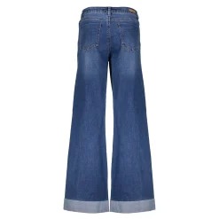 Broeken | Denim*Geisha Fashion Geisha Dames Vintage Flare Jeans 41517-10 blue denim stonewash
