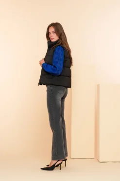 Broeken | Denim*Geisha Fashion Geisha Dames Wide Leg Jeans 41508-10 grey denim