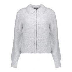 Jasjes & Blazers | Truien & Vesten*Geisha Fashion Geisha Dames Wollen Binnenjasje 44538-29 light grey