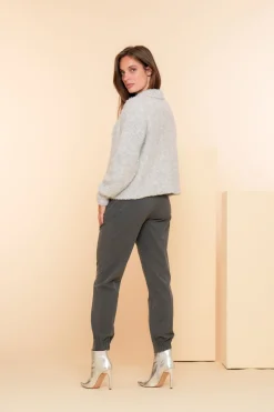 Jasjes & Blazers | Truien & Vesten*Geisha Fashion Geisha Dames Wollen Binnenjasje 44538-29 light grey