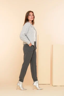 Jasjes & Blazers | Truien & Vesten*Geisha Fashion Geisha Dames Wollen Binnenjasje 44538-29 light grey