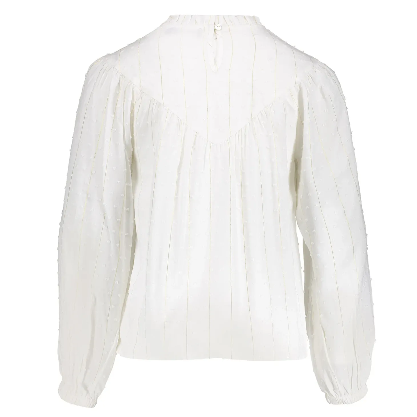 Tops & T-shirts*Geisha Fashion Geisha Girls Blouse Met Lurex En Dotjes 43636K-26 off-white
