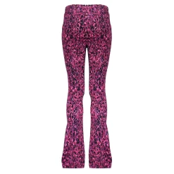 Broeken*Geisha Fashion Geisha Girls Broek Met Panterprint 41580K-60 zwart