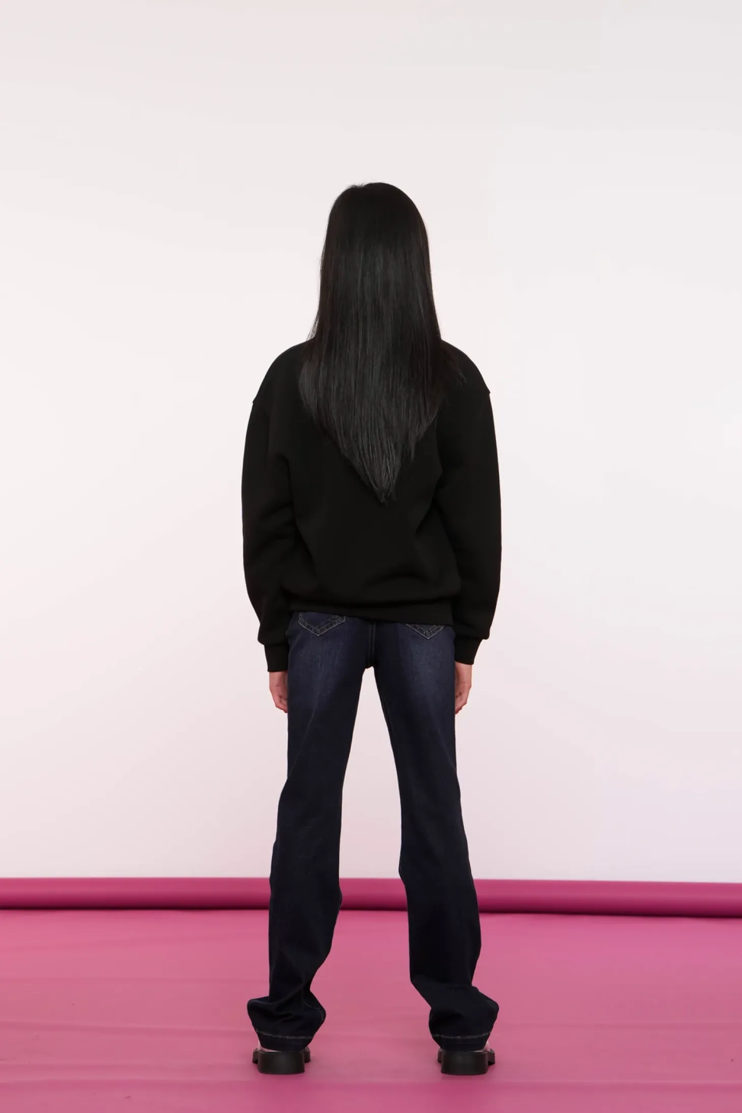 Truien & Vesten*Geisha Fashion Geisha Girls Comfy Sweater Met Tekst 42633K-24 zwart