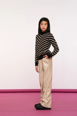Broeken*Geisha Fashion Geisha Girls Leren Pu Broek 41565K-19 kit