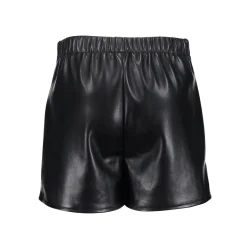 Rokken*Geisha Fashion Geisha Girls Leren Pu Skort Met Overslag 46542K-19 zwart
