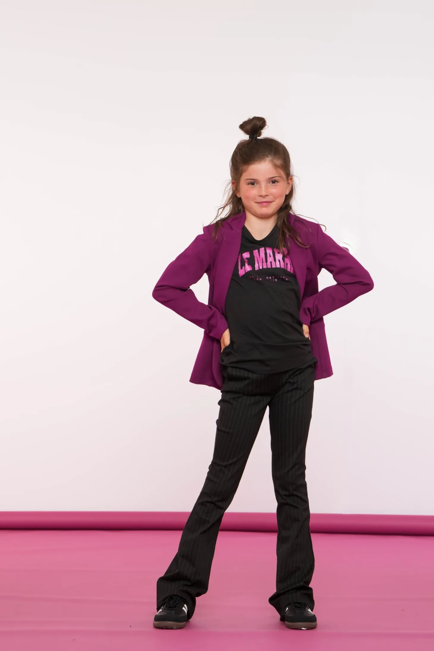Jasjes & Blazers*Geisha Fashion Geisha Girls Regular Fit Blazer Met Stretch 45562K-60 cassis