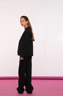 Jasjes & Blazers*Geisha Fashion Geisha Girls Regular Fit Blazer Met Stretch 45562K-60 zwart