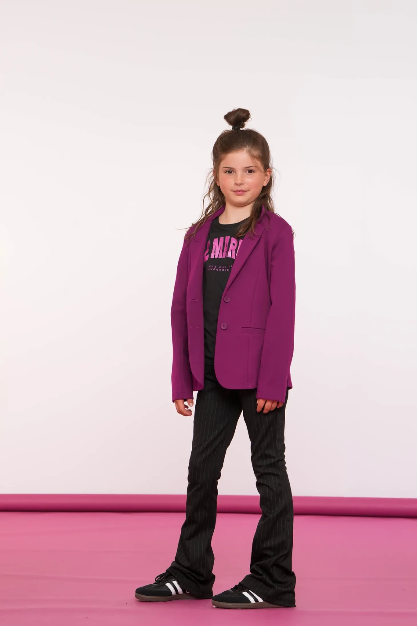Jasjes & Blazers*Geisha Fashion Geisha Girls Regular Fit Blazer Met Stretch 45562K-60 cassis