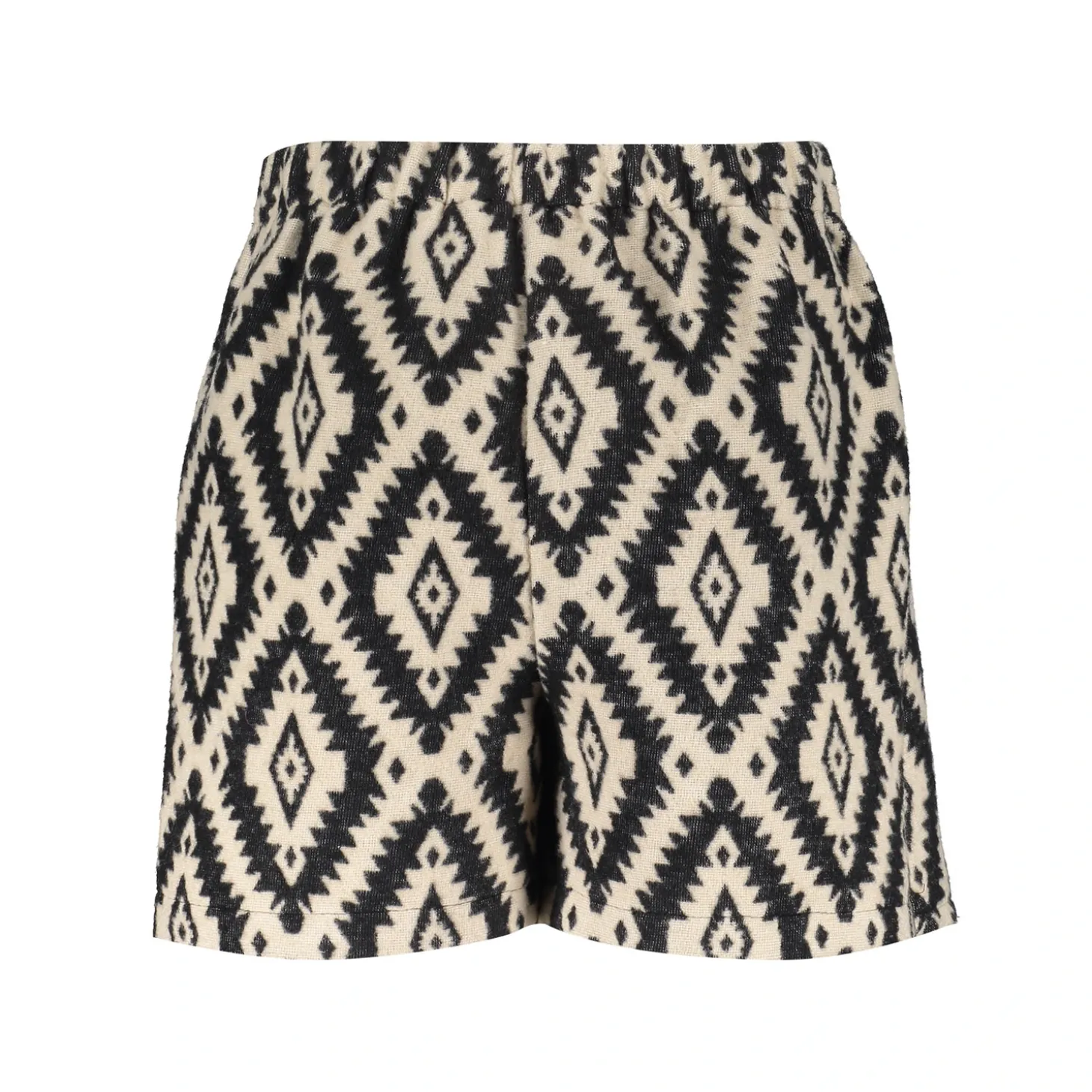 Shorts*Geisha Fashion Geisha Girls Skort Met Ikat Print 41595K-21 zwart