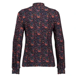 Tops & T-shirts*Geisha Fashion Geisha Girls Top Met Bloemenprint 42547K-60 navy