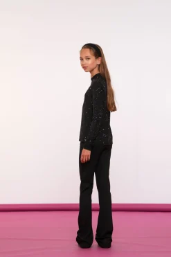 Tops & T-shirts*Geisha Fashion Geisha Girls Top Met Glimmende Sterretjes 42630K-24 zwart