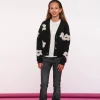 Truien & Vesten*Geisha Fashion Geisha Girls Vestje Met Bloemen 44506K-10 zwart
