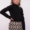 Truien & Vesten*Geisha Fashion Pullover Basic V zwart